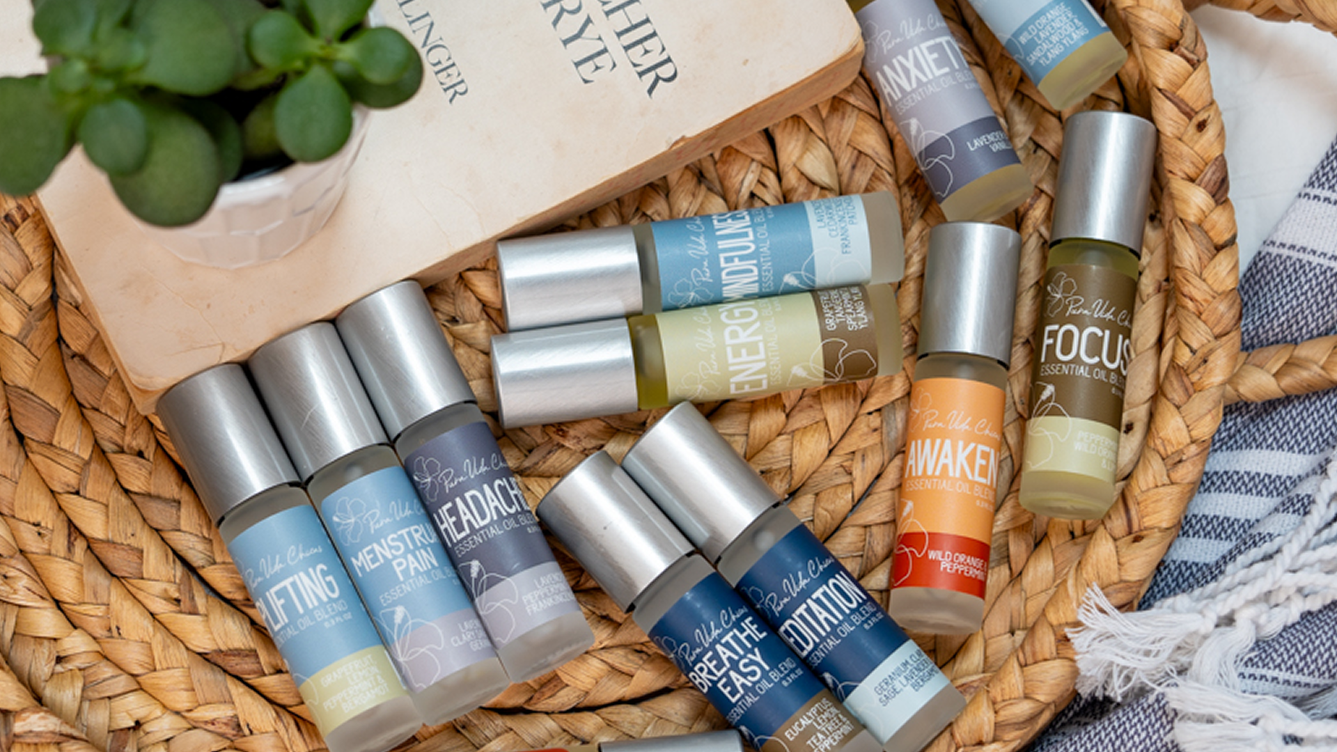 Collection of Aromatherapy Roller Bottles