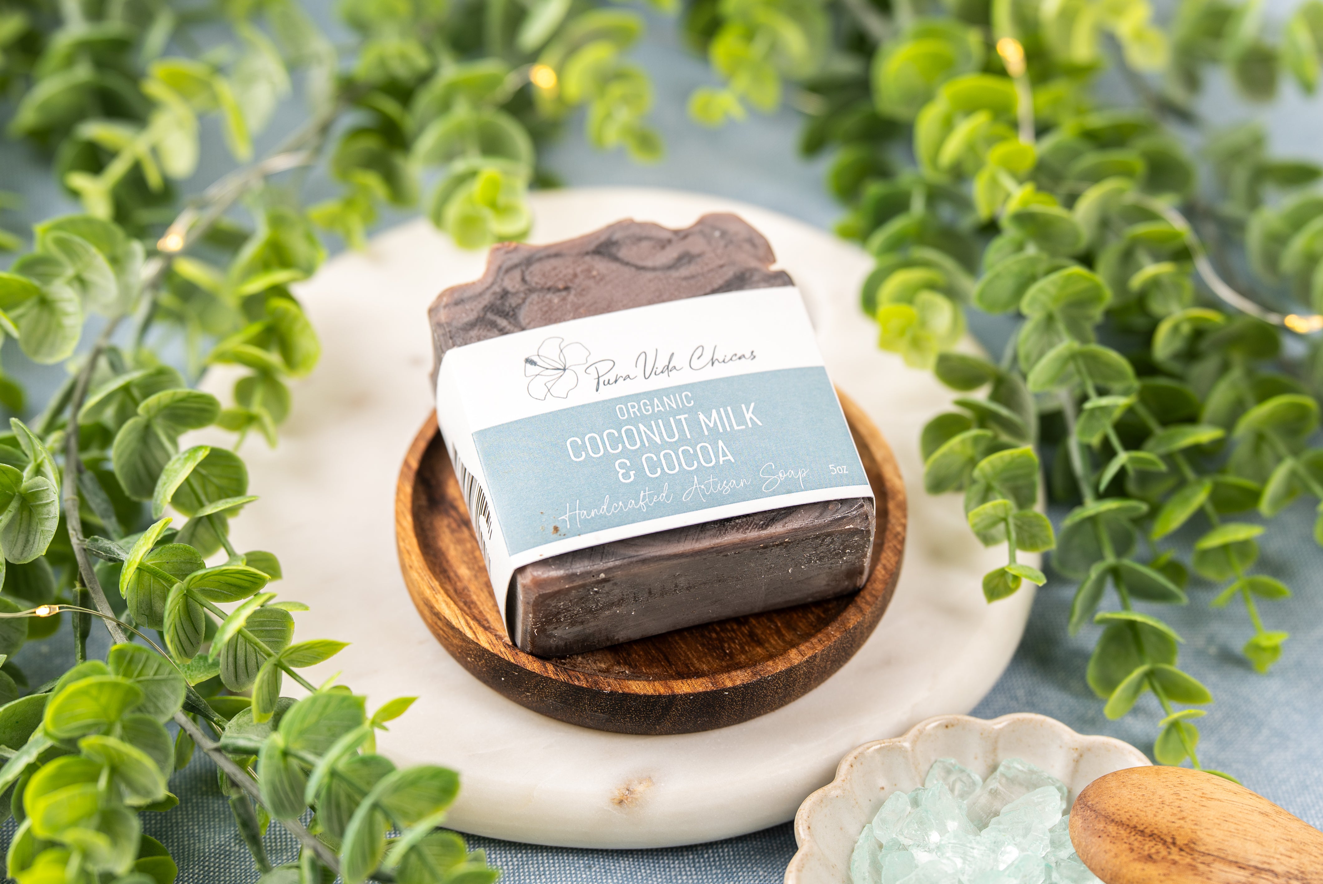 Organic Coconut Milk and Cocoa Soap