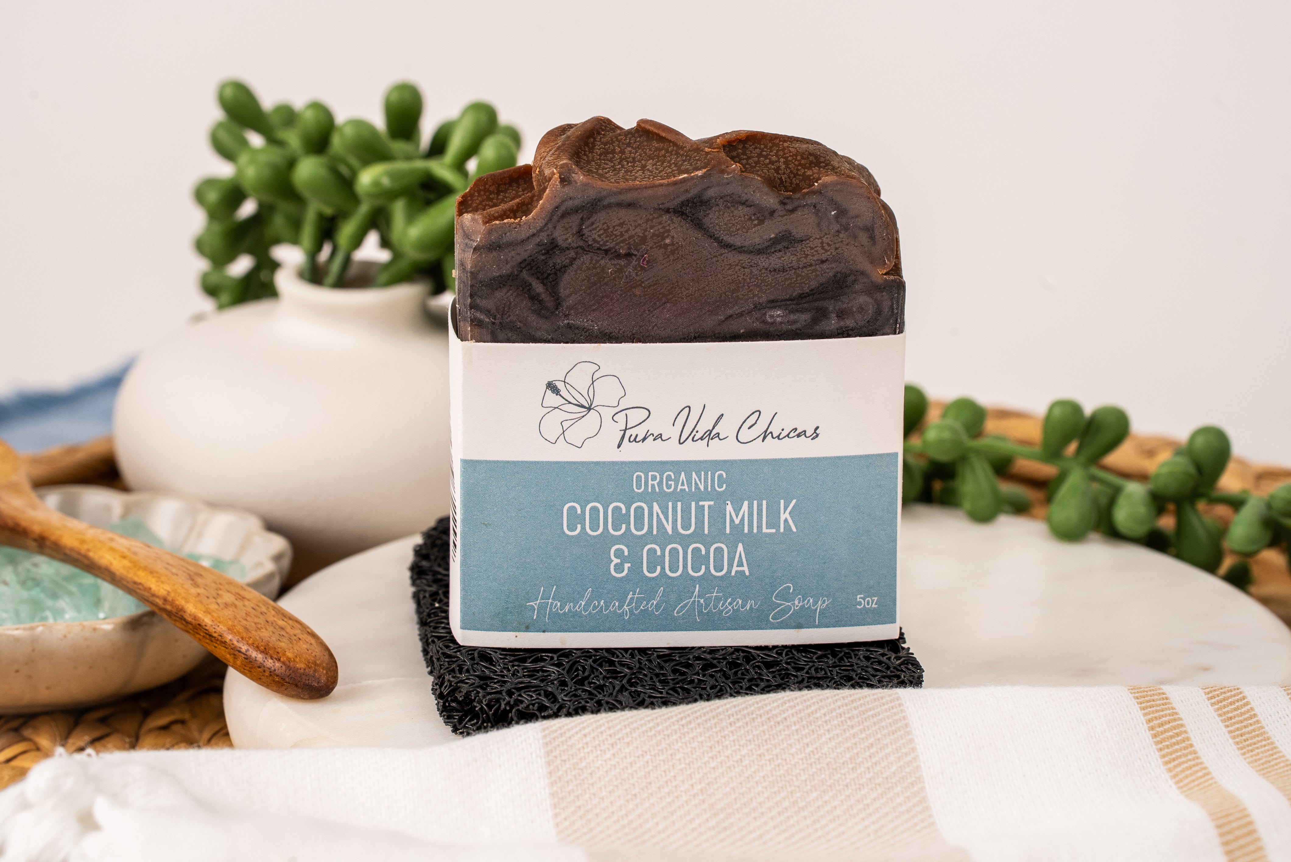 Organic Coconut Milk and Cocoa Soap