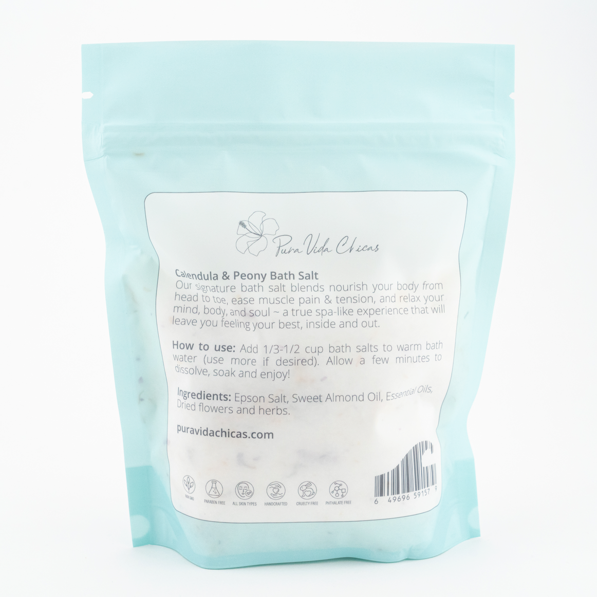 Calendula & Peony Bath Salt