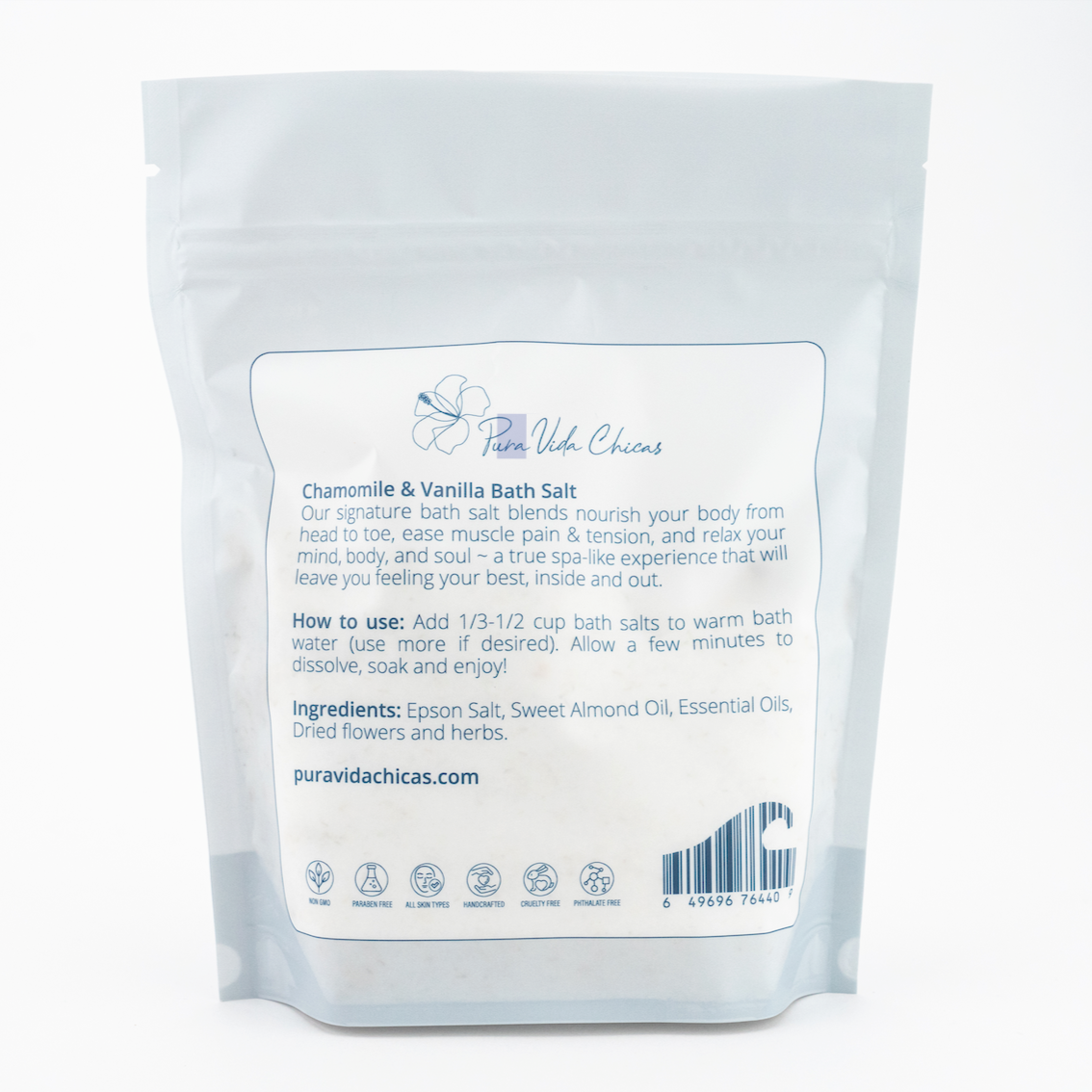 Chamomile & Vanilla Bath Salt