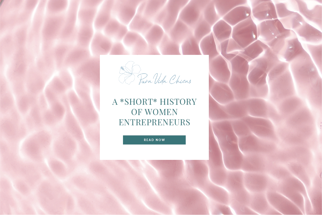 A *Short* History Of Women Entrepreneurs