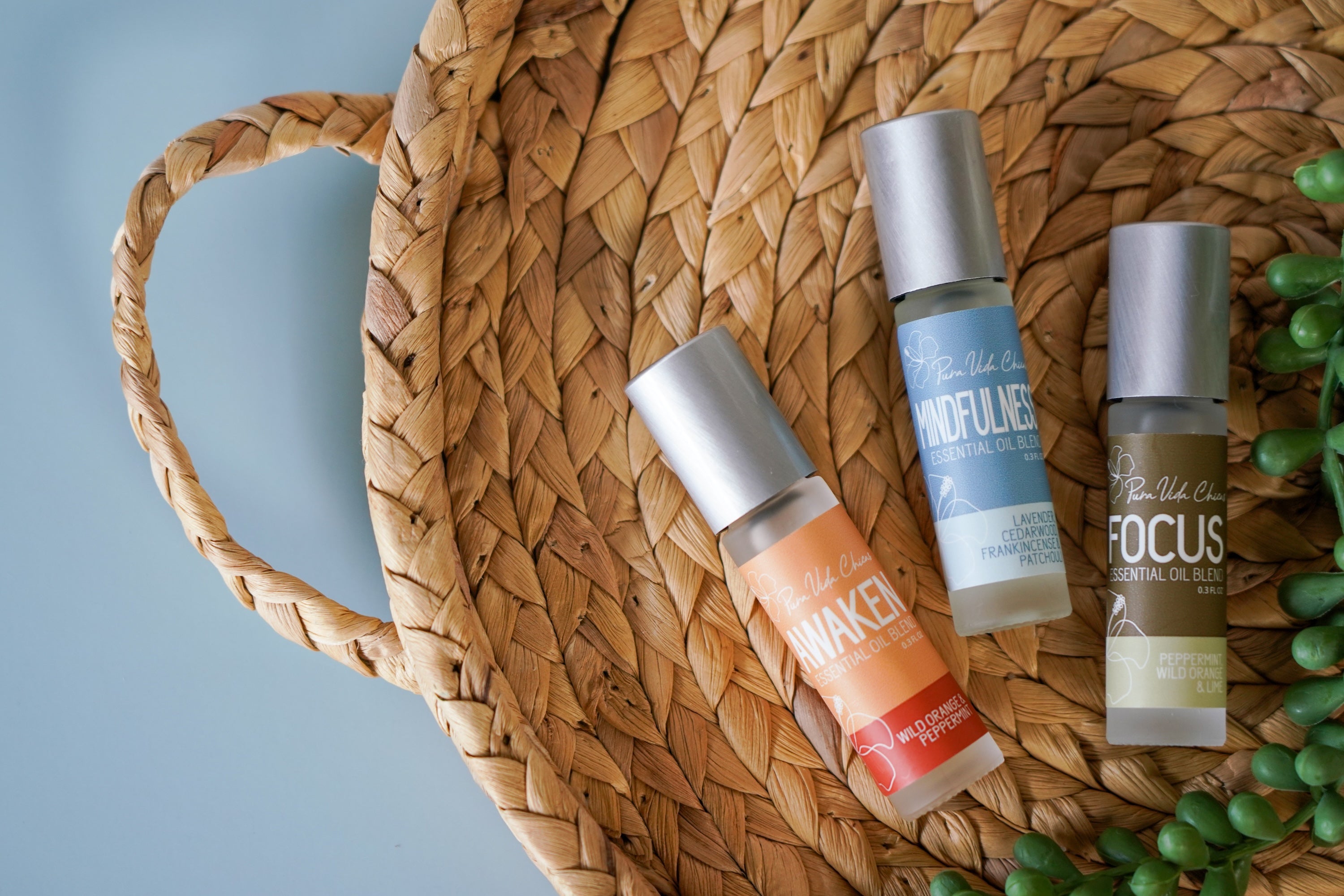 Grounding Aromatherapy Roller Set