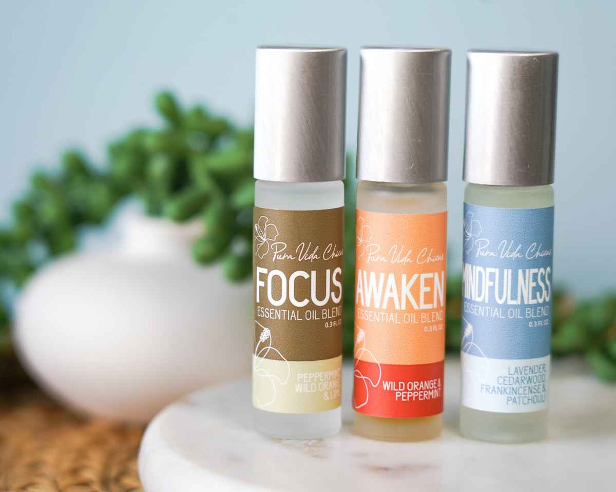 Grounding Aromatherapy Roller Set