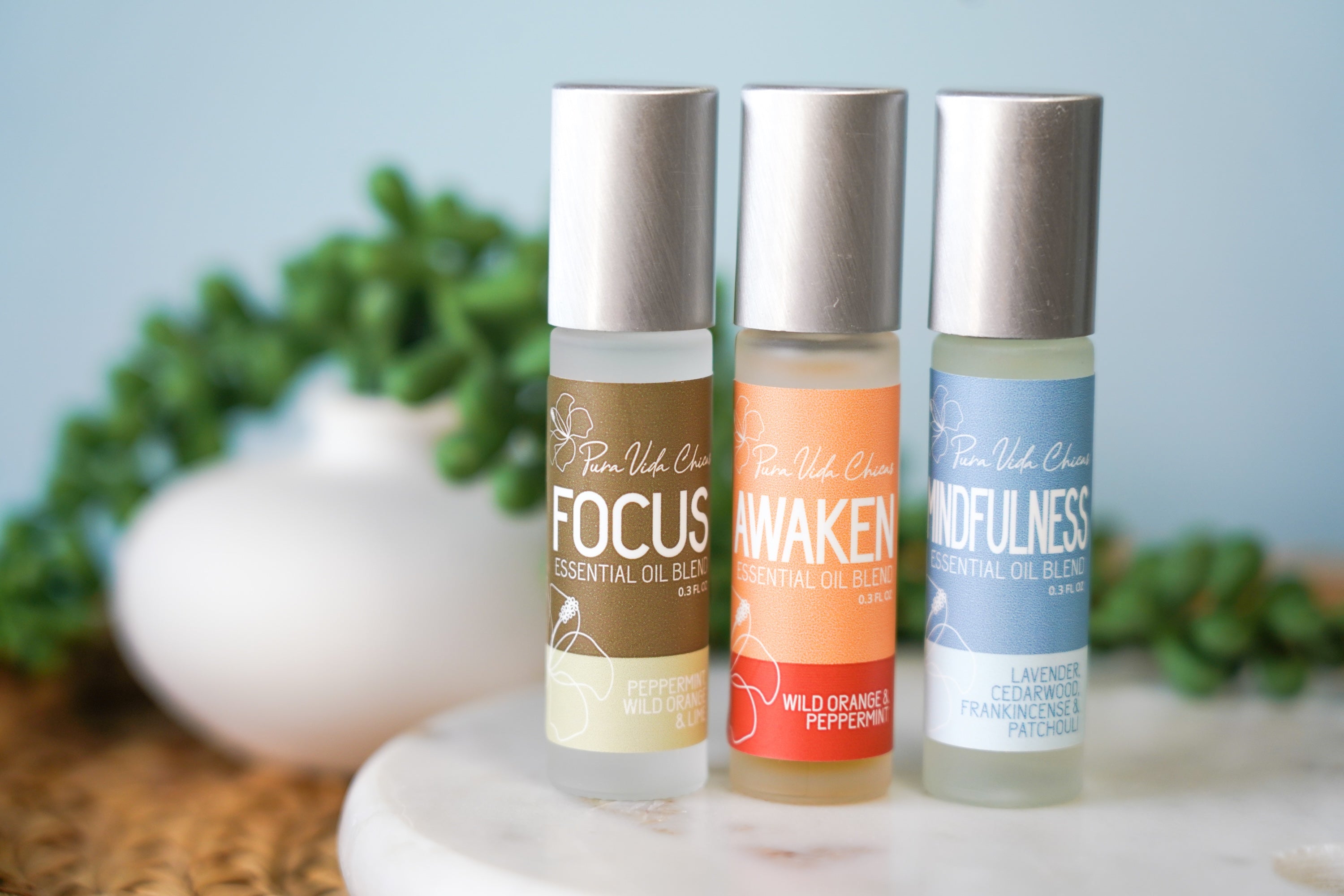 Grounding Aromatherapy Roller Set