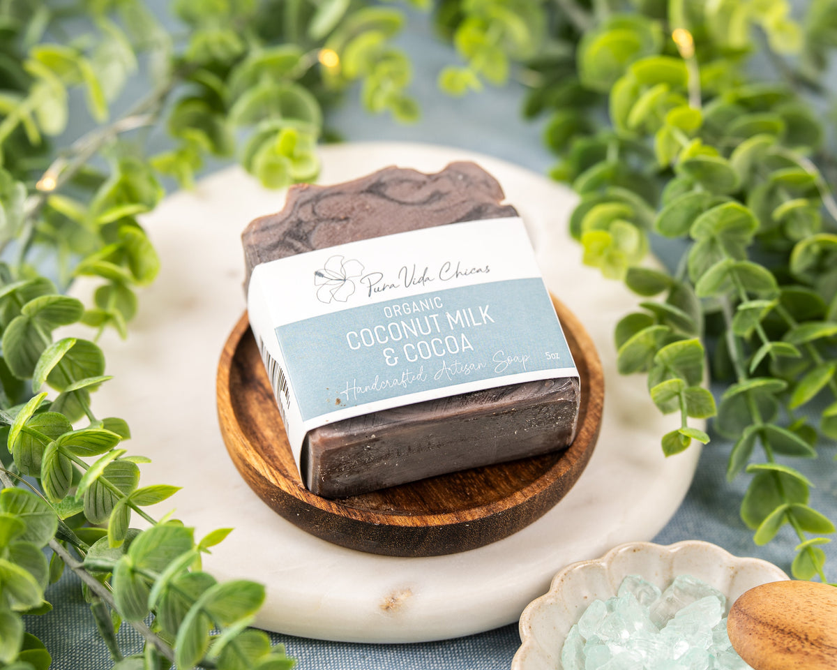 Organic Coconut Milk and Cocoa Soap