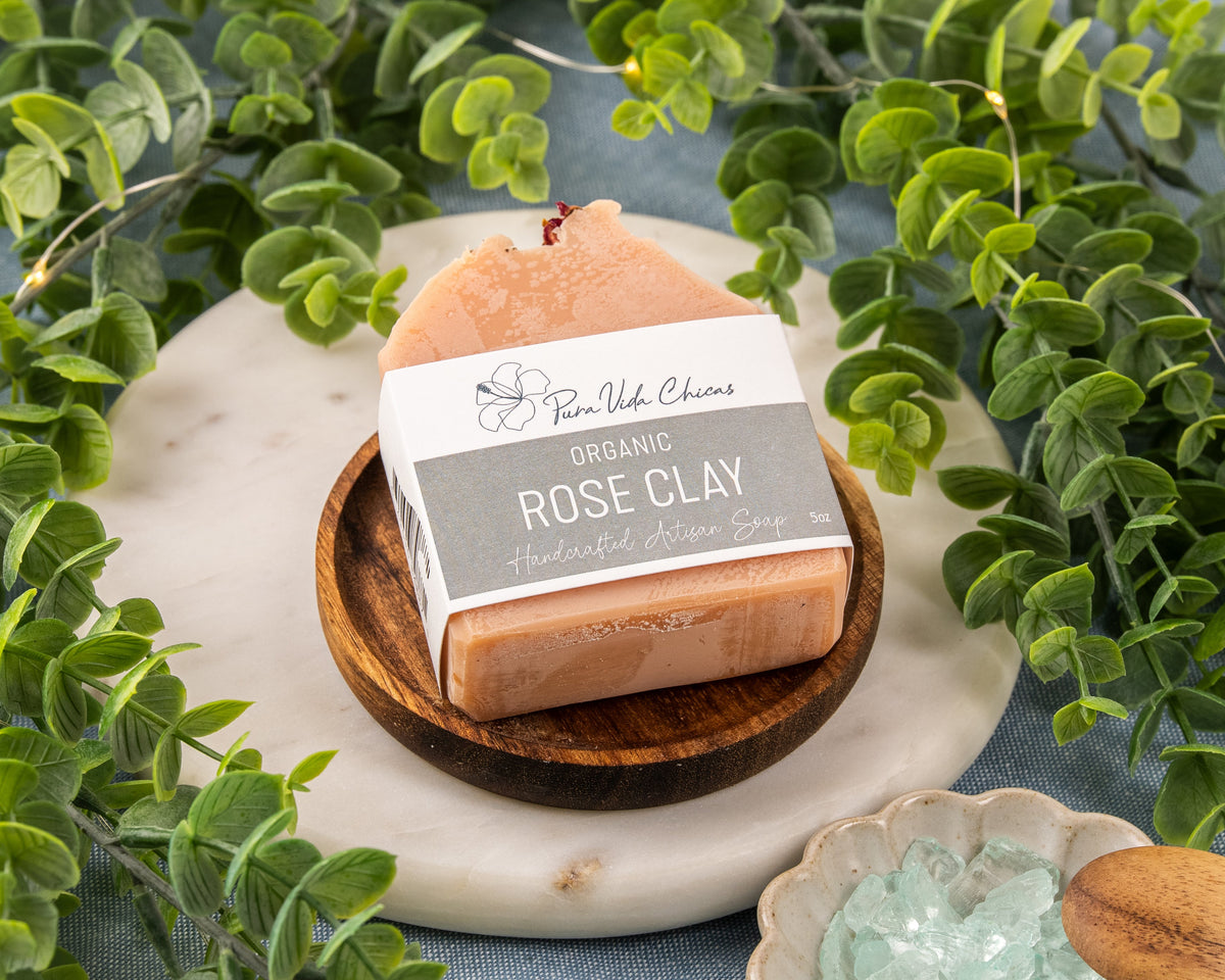 Organic Rose Clay Soap