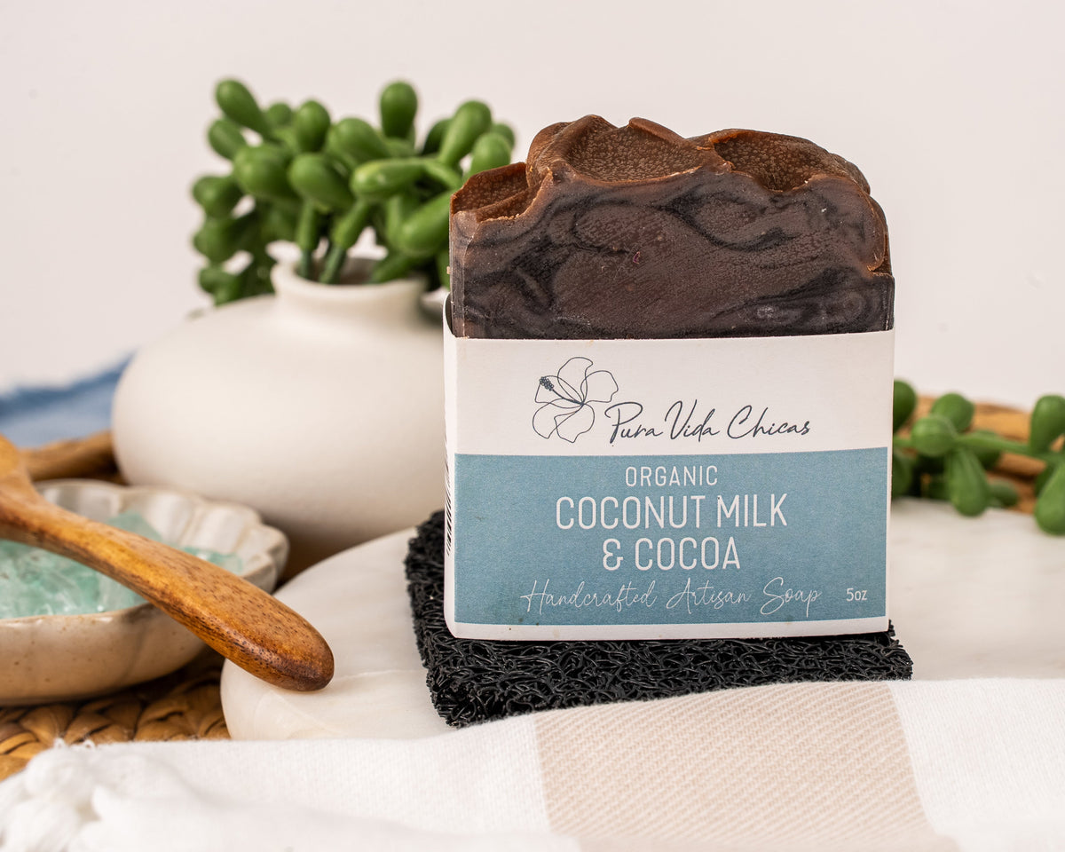 Organic Coconut Milk and Cocoa Soap