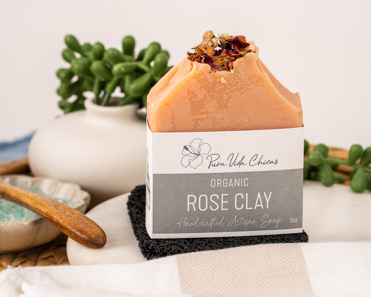 Organic Rose Clay Soap